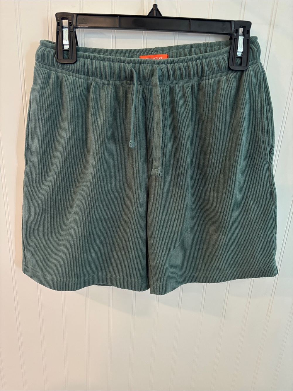 Men's Drawstring Athletic Shorts in Teal Green
